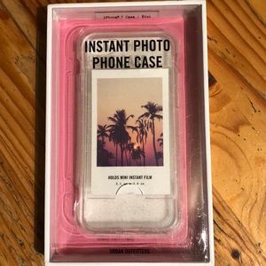 Instant photo phone case